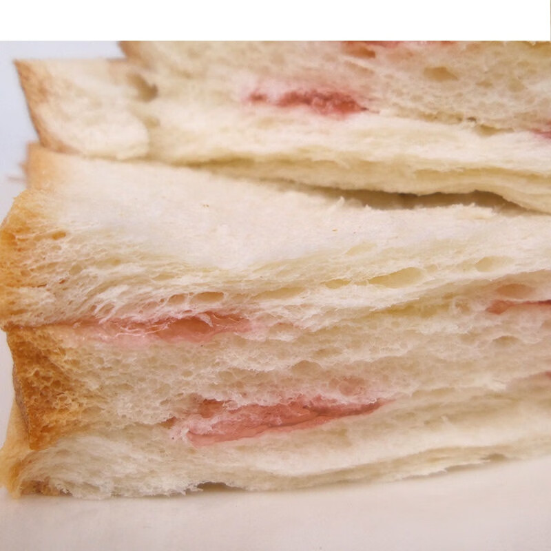 宜享健康夹心面包草莓蓝莓苹果味早餐切片双层果酱面包片独立包装