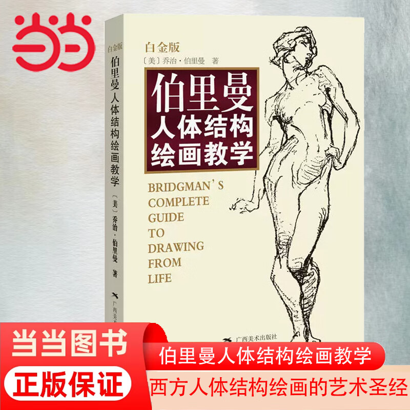 网 正版书籍伯里曼人体结构绘画教学白金版人体结构造型手绘技法