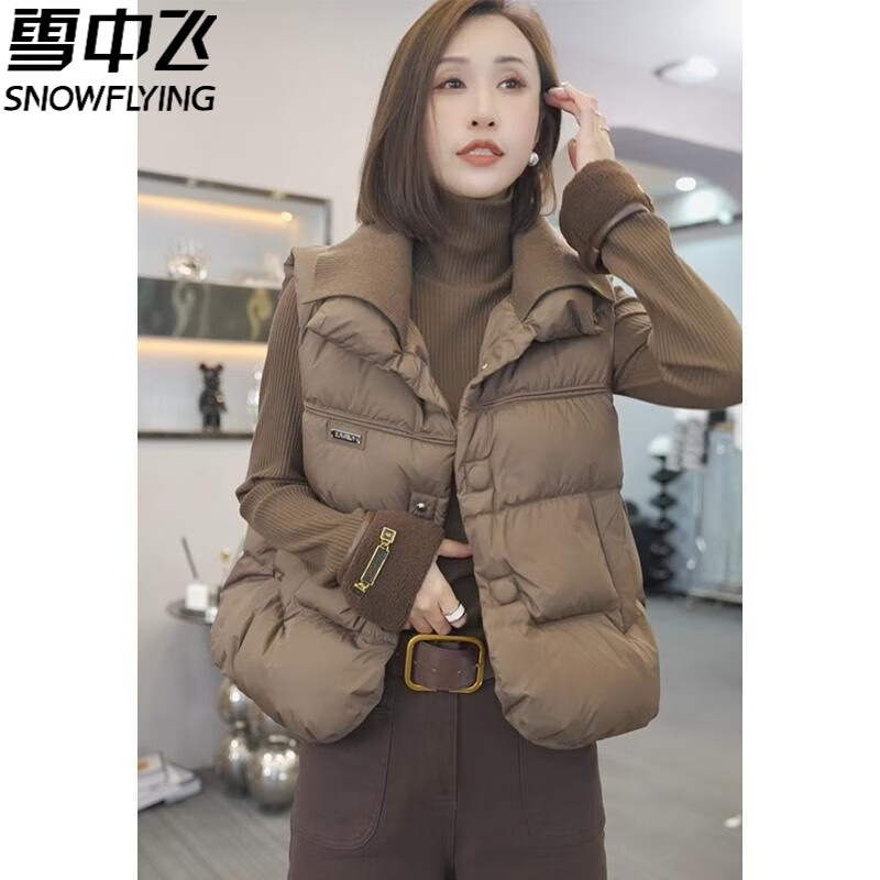 ���ڲ�����ѩ�з�����2024�¿�Ůװ���б��Ĵ��＾ŷ��վ�Ӻ��ﶬ�⴩���޷�ŷ�� ��ɫ M100������