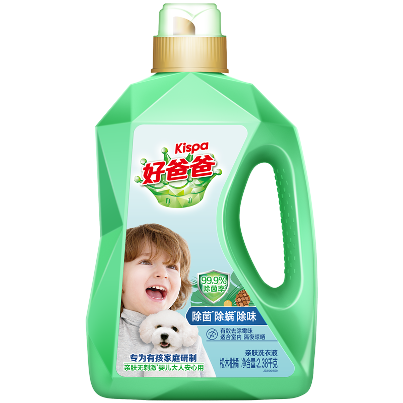 好爸爸Kispa洗衣液价格走势和性能分析|哪里能看到京东洗衣液准确历史价格