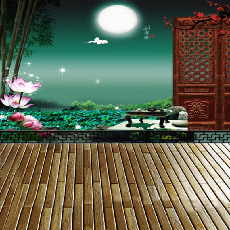 彩蝶凌网红主播背景布直播间背景视频直播拍照背景墙励志书法意境背景