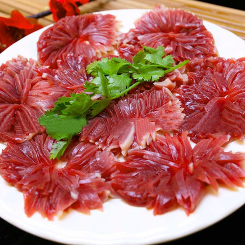 虎钢馋火锅食材新鲜鸭胗鸭肫冷冻重庆火锅配菜品郡花郡肝鸭胗花散装
