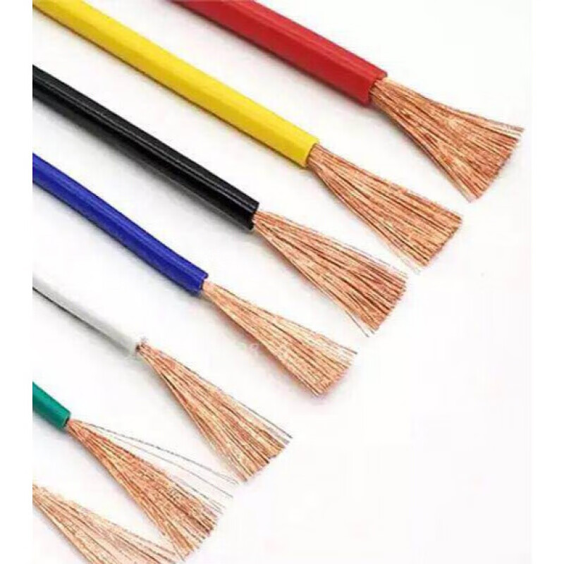 真岩rv 0.5平方 多股 铜线特软连接导线 电子汽车线 阻燃 zb-rv rv 0.