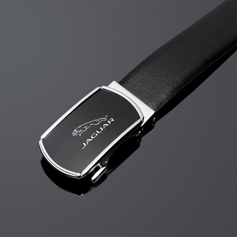 jaguar轻奢男士腰带十大品牌自动扣牛皮商务休闲皮带父亲节礼物实用