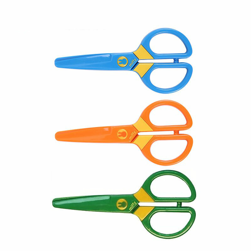 迦南歌基儿童剪刀小剪刀圆头小号带保护套可爱卡通剪纸手工刀学生 1把