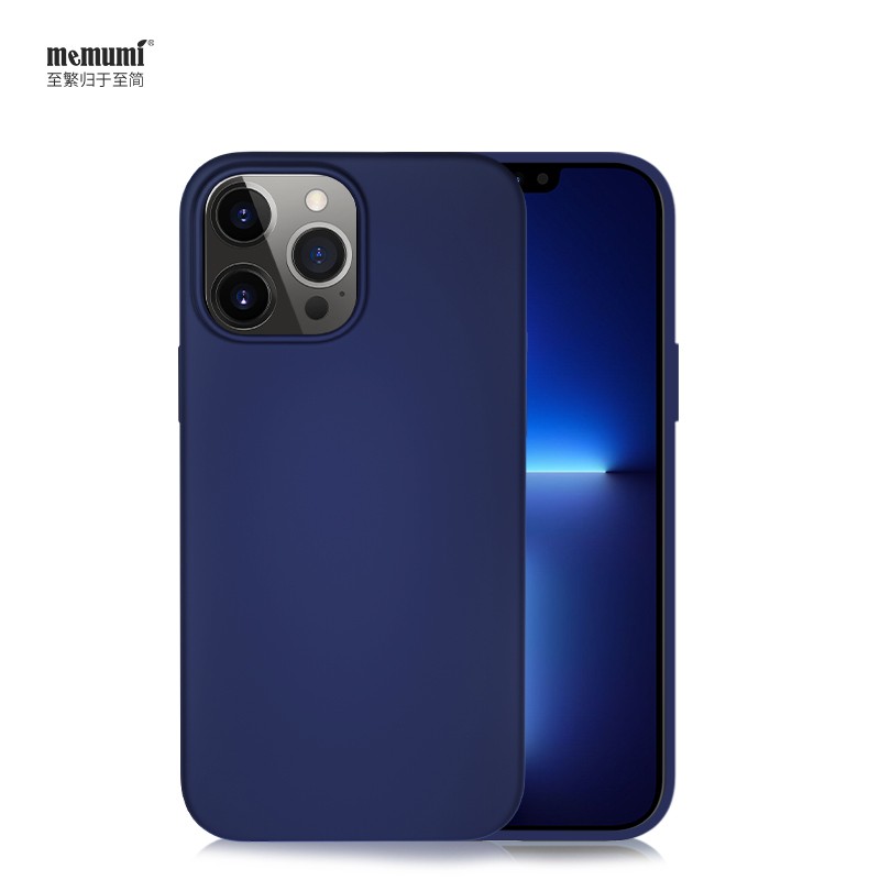 麦麦米适用苹果13promax手机壳液态硅胶MagSafe磁吸iphone13防摔壳 iPhone 13 Pro Max【带磁吸】黑色