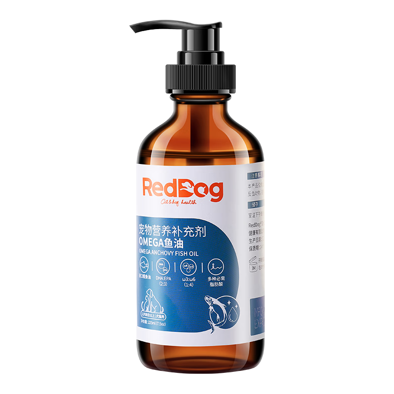 RedDog 红狗 犬猫通用 OMEGA鱼油 223ml