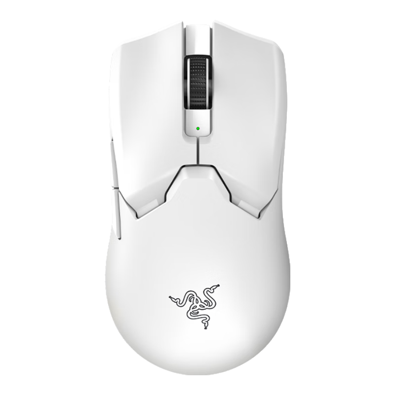 PLUS会员: 雷蛇（Razer）毒蝰V2pro专业版无线鼠标 电竞游戏 轻量化 对称型  白色(附专用防滑贴+Type-C充电接口)