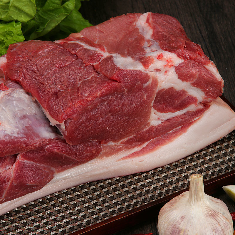 顺丰速运 猪肉鲜肉新鲜后腿肉 前腿肉 纯瘦肉 现杀生猪肉农家土猪肉