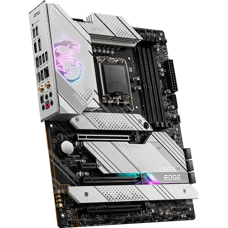 微星(MSI)MPG Z690 EDGE TI WIFI DDR4刀锋钛主板 支持CPU12600KF/ 12700KF/12900K(Intel Z690/LGA 1700)