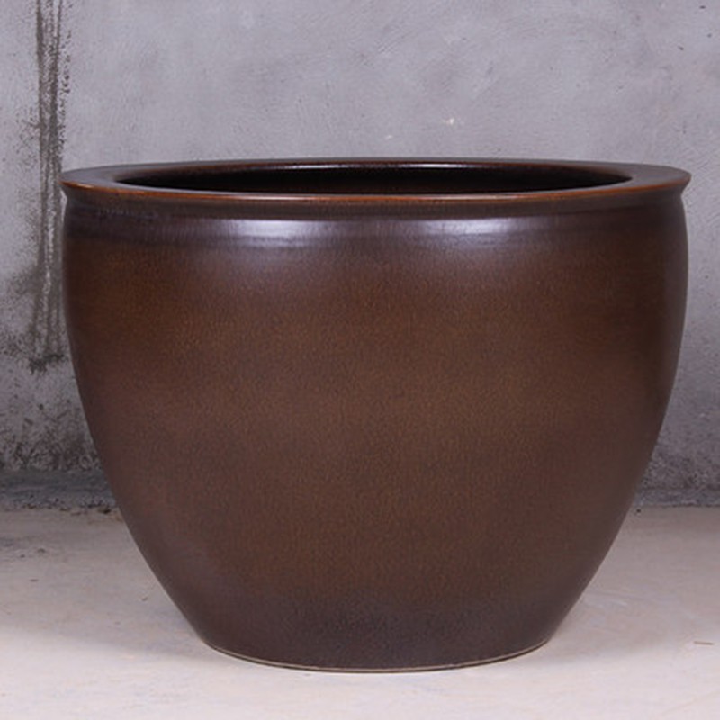 0奥亚森 景德镇陶瓷鱼缸特大号水缸荷花缸养锦鲤缸家用客厅落地缸