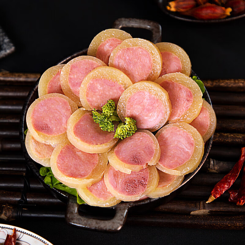 双汇蒸煮水晶肘花火腿肉制品火腿炒菜肠 1250g肘花250g*5支