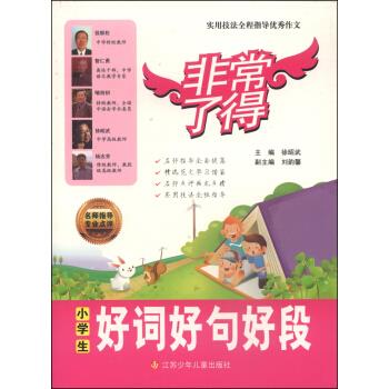 非常了得:小学生好词好句好段 徐昭武,刘韵馨 9787534682704 江苏少年