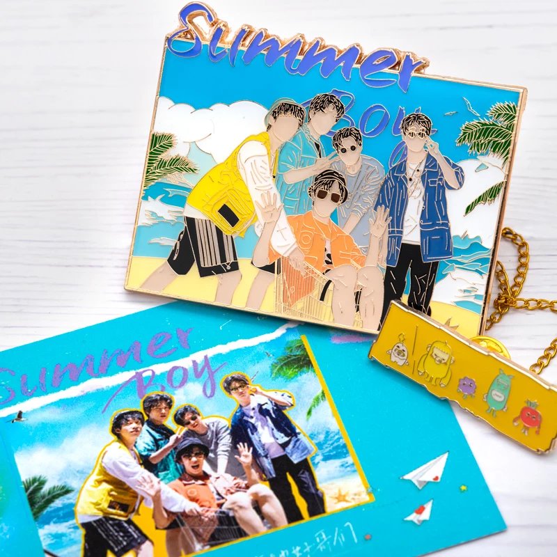 【现货即发】罗小黑周边欢天喜地好哥们阴阳怪气男团周边summer徽章老