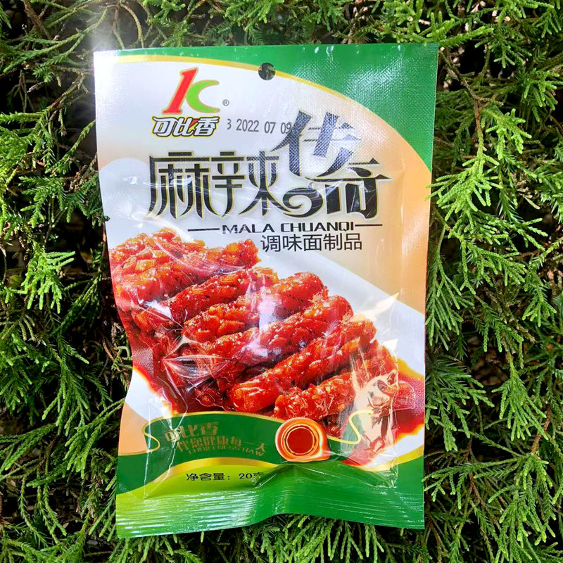 隽颜堂可比香麻辣传奇干辣条 办公室零食品经典小吃面筋辣条辣片5五毛