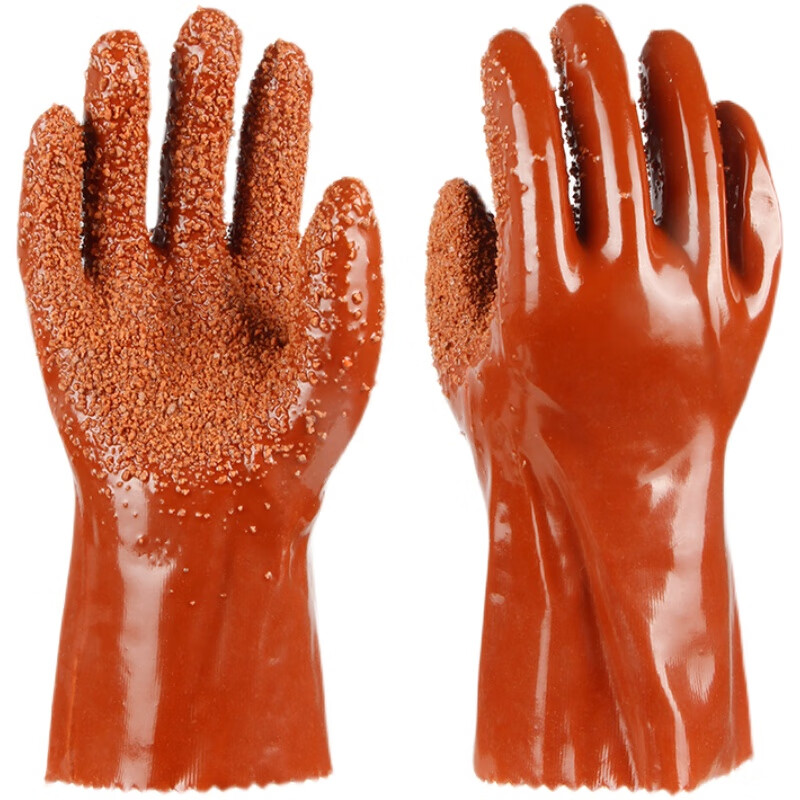 春蕾cl-998浸塑手套加厚防滑劳保手套带颗粒高效止滑耐油耐用渔业