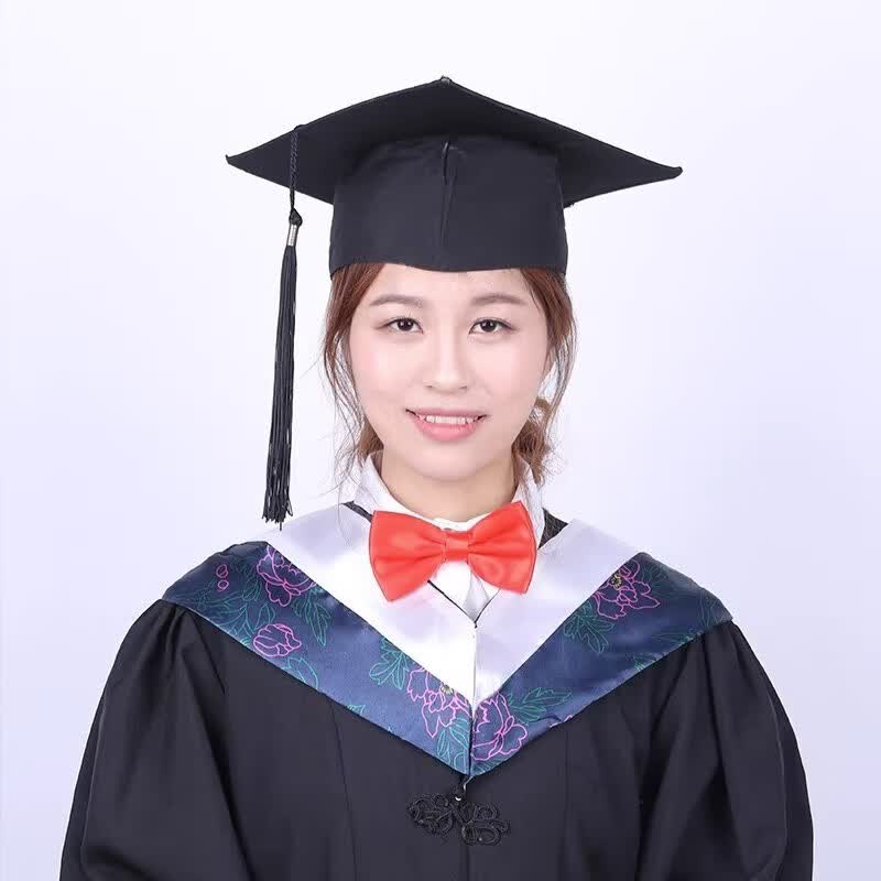 杰英仕(jieyingshi)学士服研究生硕士服博士服毕业礼服定制刺绣校徽