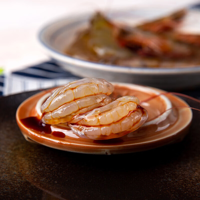 禾澹醉虾生腌酱虾即食鲜活大虾特产宁波小海鲜特产刺身罐装