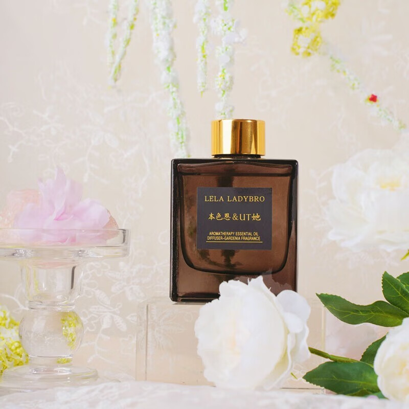 本色恩ut她栀子花香薰家用持久留香天然净化空气舒缓精神香氛无火 栀子花香4瓶装