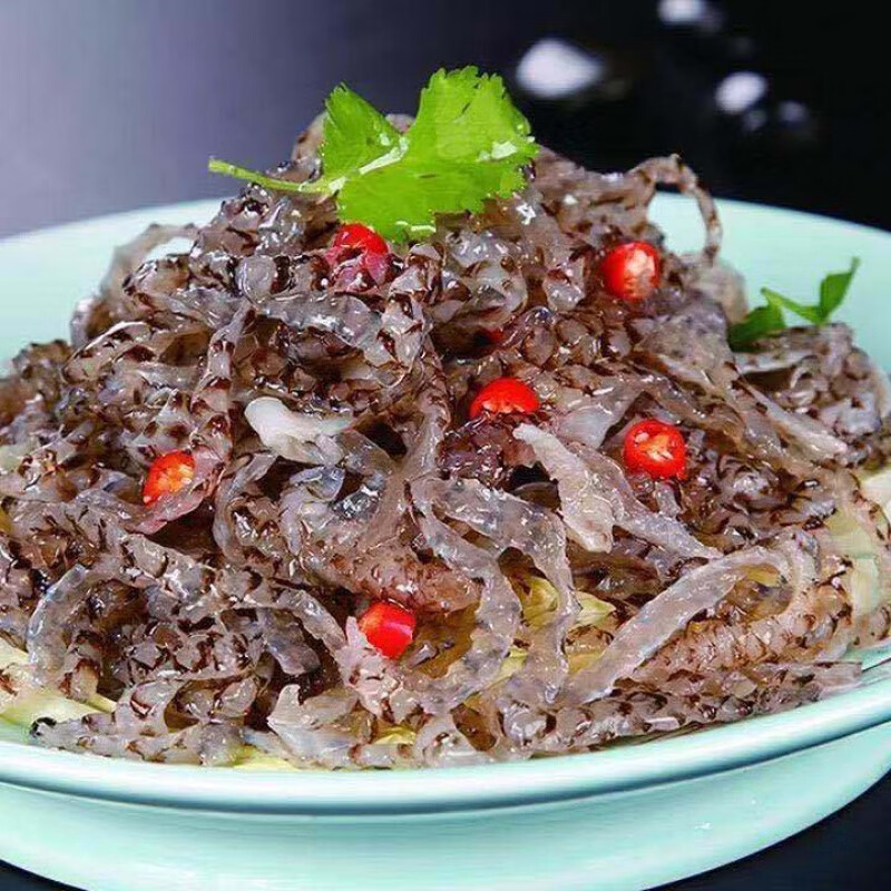 美朝福泡椒脆爽鱼皮开袋即食海鲜麻辣酸辣可口下酒菜零食小吃整箱批发