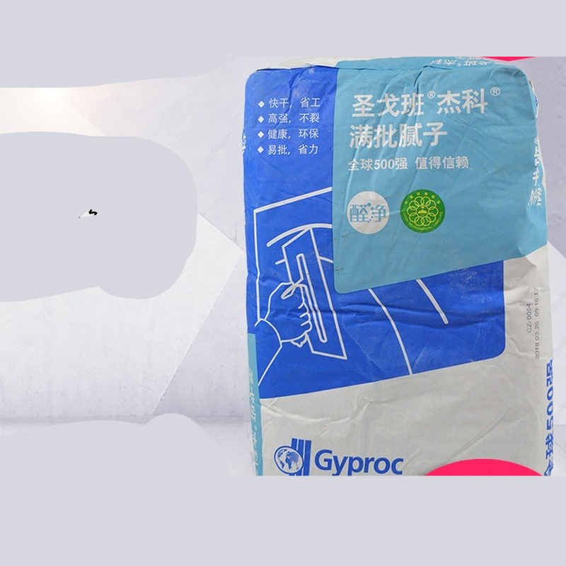 定制圣戈班 杰科 石膏粉 醛净满批腻子 成品腻子 净化甲醛 室内腻子