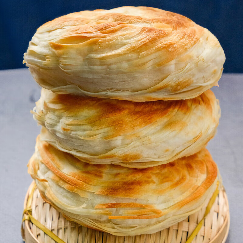 潼十三老潼关千层饼肉夹馍饼胚冷冻速食早餐半成品酥烧饼家商用 原