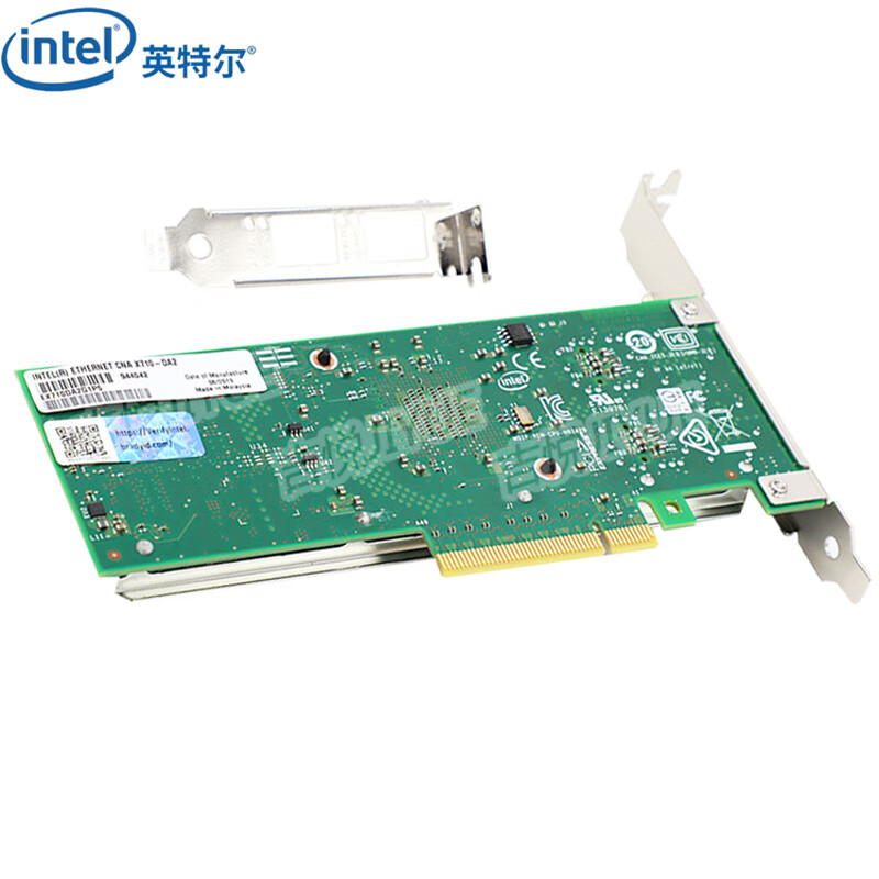 英特尔（Intel）万兆网卡X710DA2BLK 双口10G光纤网卡以太网聚合服务器适配器 X710DA2BLK不带模块