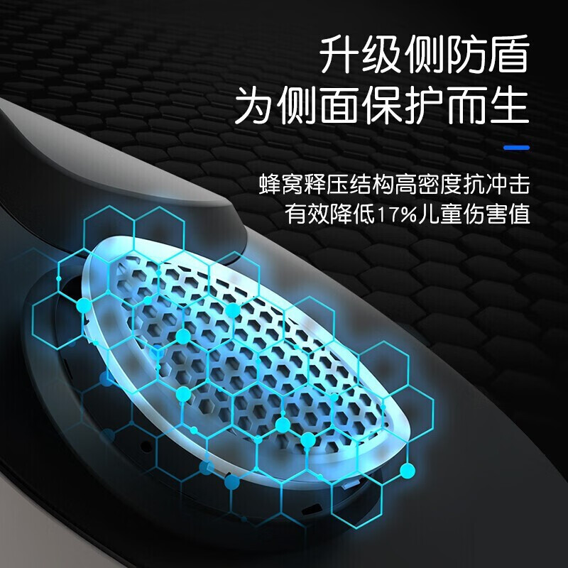 英氏(YEEHOO)婴儿汽车安全座椅宝宝可坐可躺360度旋转座椅车载通用儿童0-7岁 (高档灰)儿童专用安全座椅