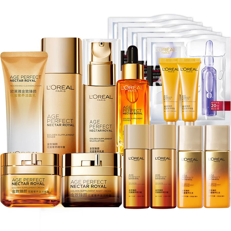 ���ڲ�����ŷ���ţ�LOREAL�����۽�ԭˮ��С�۹޻�ױ����Ʒȫ��װ����������������Ů����� �������ջ�������ȫ�Ҹ�