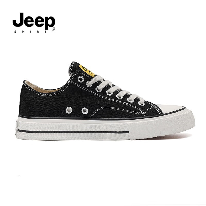 jeep spirit吉普男鞋透气板鞋男休闲鞋男低帮帆布鞋子男 5939110307