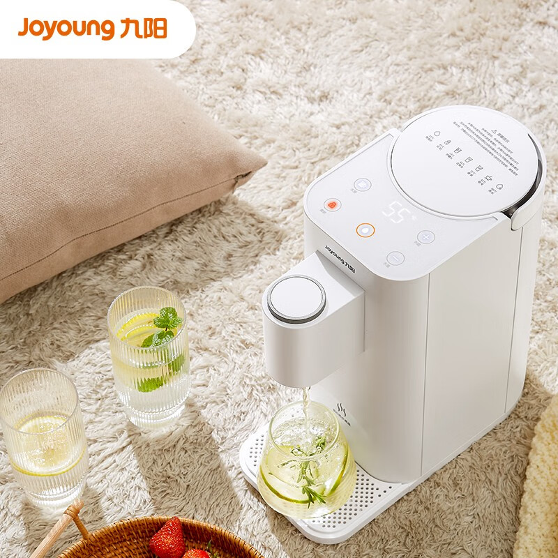 九阳（Joyoung） 即热式饮水机家用台式迷你便携冲泡茶机 经典白