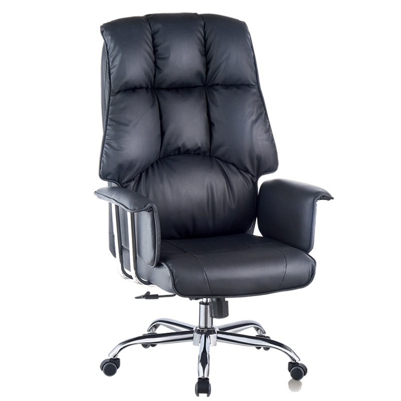 古雷诺斯 电脑椅家用转椅书房办公舒适久坐靠背椅可躺电竞沙发直播座椅 S225-01-黑(305)