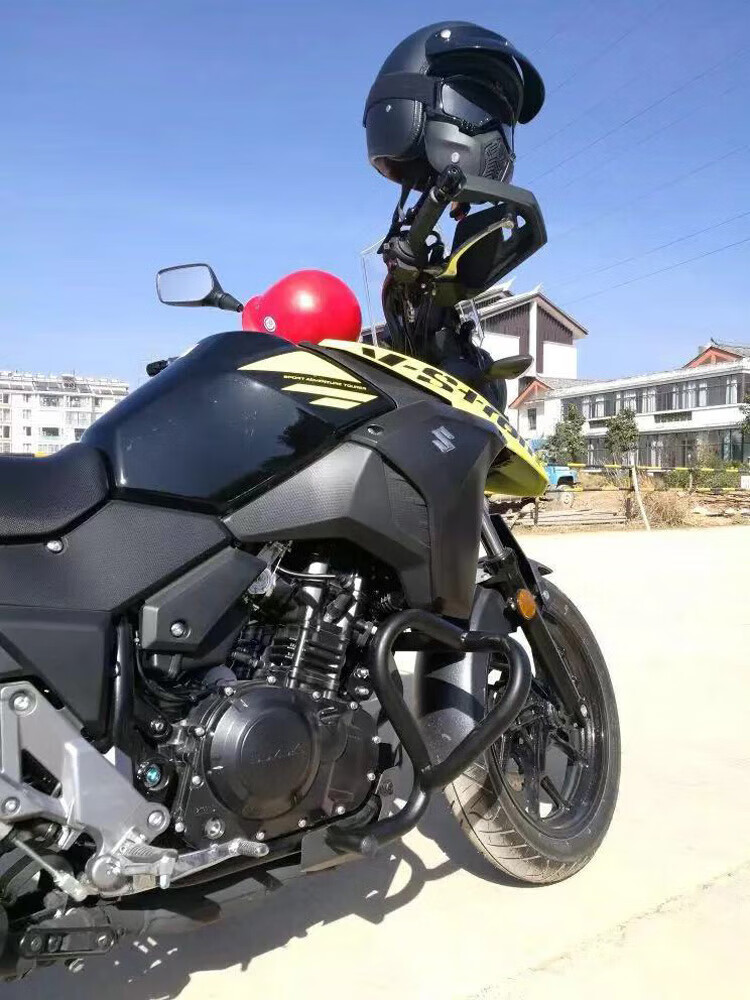 塔克尔适用于豪爵铃木dl250保险杆gw250-a护杠改装机车配件包防摔杠