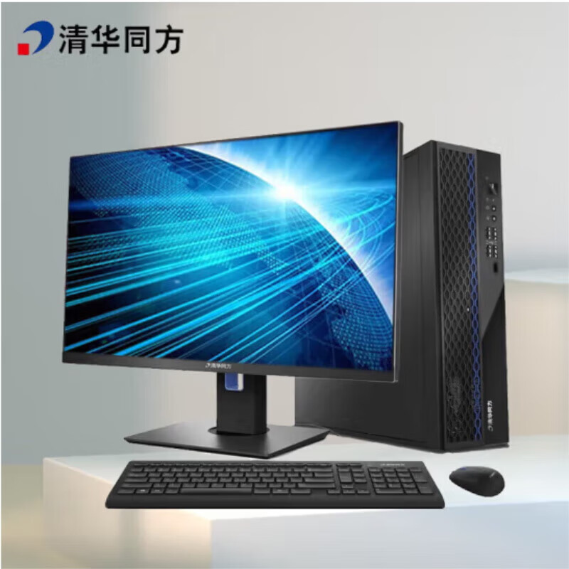 研盟（YANMENG）台式计算机 SSD/1G独立显卡/200W电源/银河麒麟 V10/23.8英寸 YM