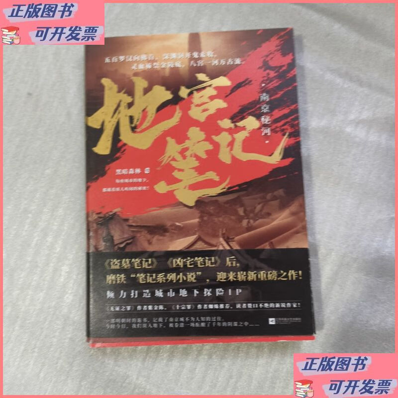 地宫笔记.南京秘河【本】 江苏凤凰文艺出版社二手书