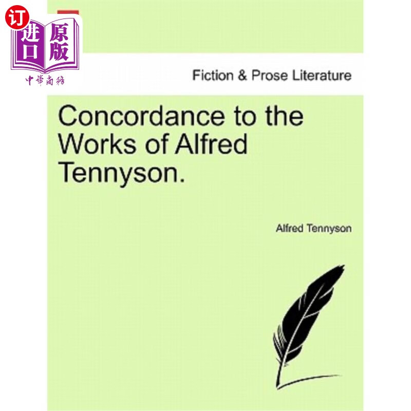海外直订concordance to the works of alfred tennyson.