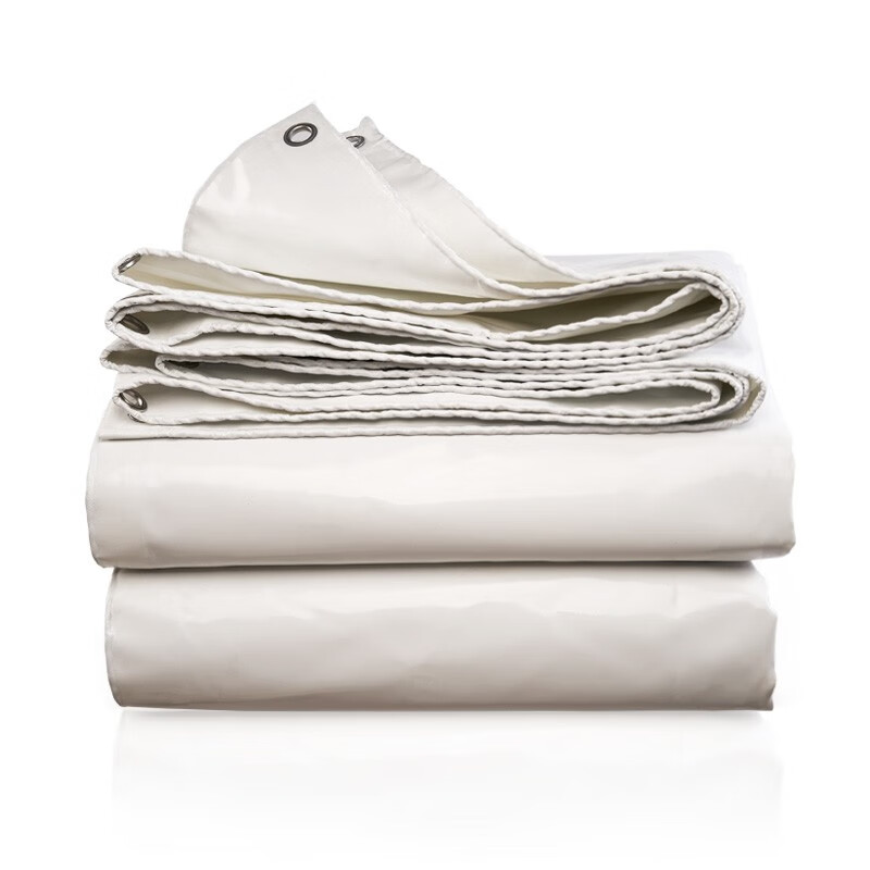 立高 雨布篷布防雨布 加厚白色刀刮布水池布帆布防水布油布货车苫布