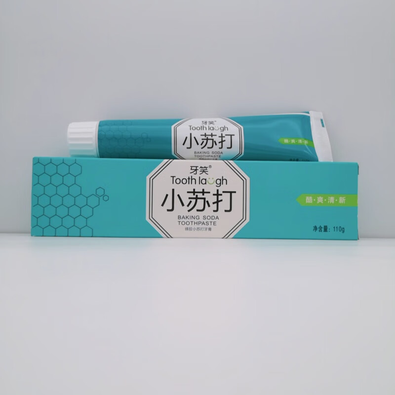 牙笑小苏打牙膏110g牙齿清新口气家庭装小苏打牙膏 110g酷爽清新