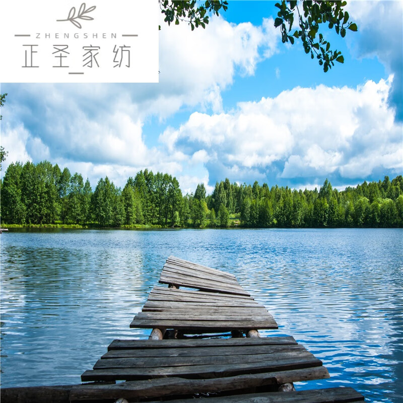 直播背景图大气网红男女直播间主播装饰快手抖音背景墙外景山水风景3d
