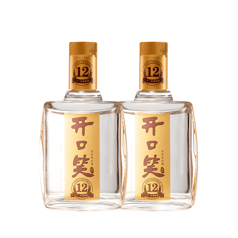 ����Ц�ơ�����12 Ũ���Ͱ׾� ���ϻ�ϲ���þ���Ʒ �ۻ᡾�������� 50.8�� 500mL 2ƿ ����ƿװ��ʵ��275Ԫ