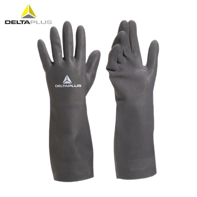 代尔塔DeltaPlus 201510 VE510 高性能氯丁橡胶防化手套 1双