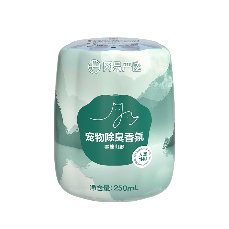 网易严选宠物除味剂猫尿分解剂狗狗除臭剂猫砂盆除臭香氛 雾撞山野250ml