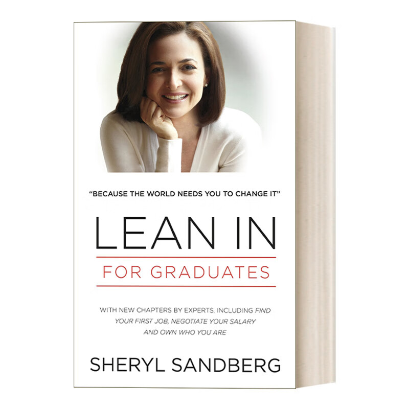 lean in for graduates 英文原版 向前一步 谢丽尔?桑德伯格 英文版