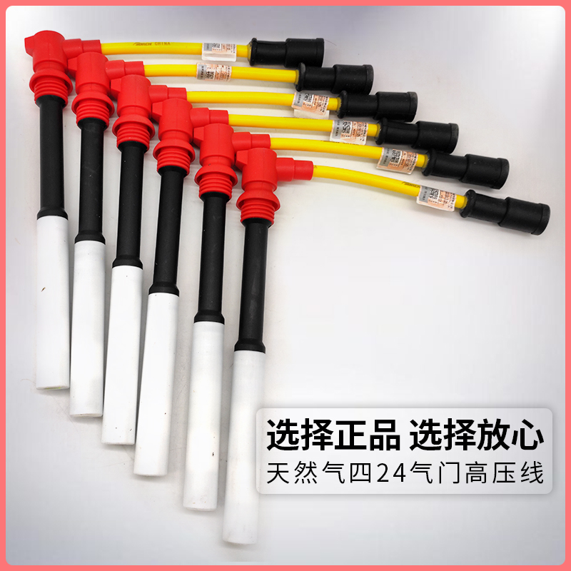 適配陜汽新M3000X3000LNG天然氣24氣門發(fā)動(dòng)機(jī)博高壓線原廠 圖示高壓線原廠6根