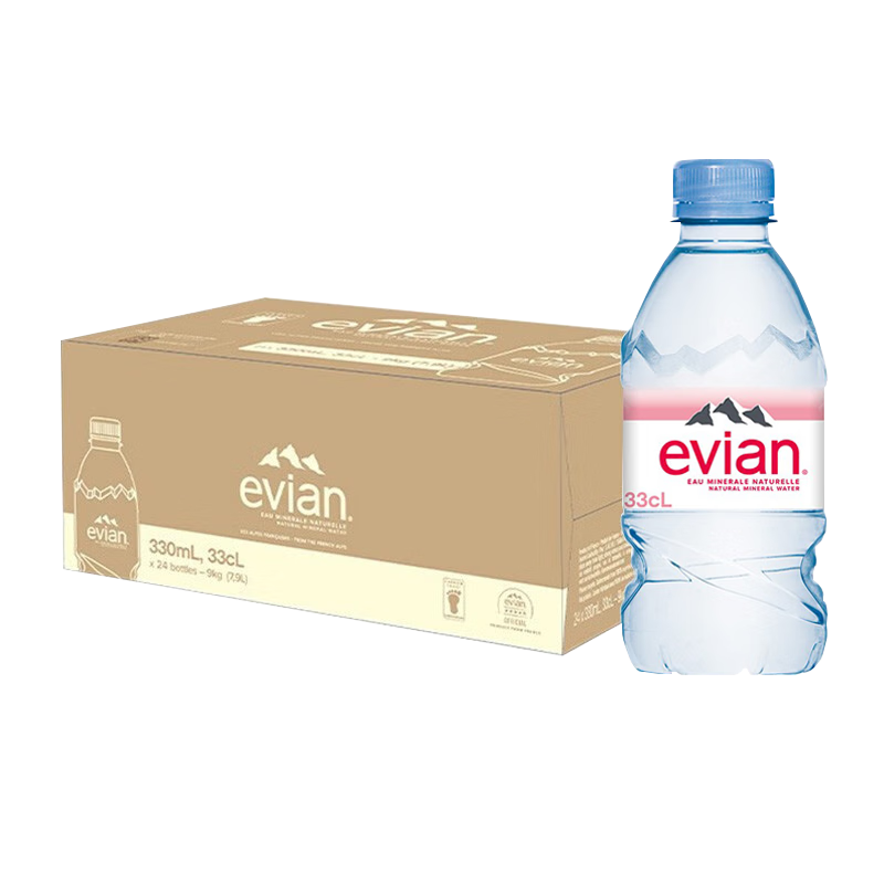 ڲEvian/ ȻȪˮ ˮ  330ml 24ƿ68.9Ԫ