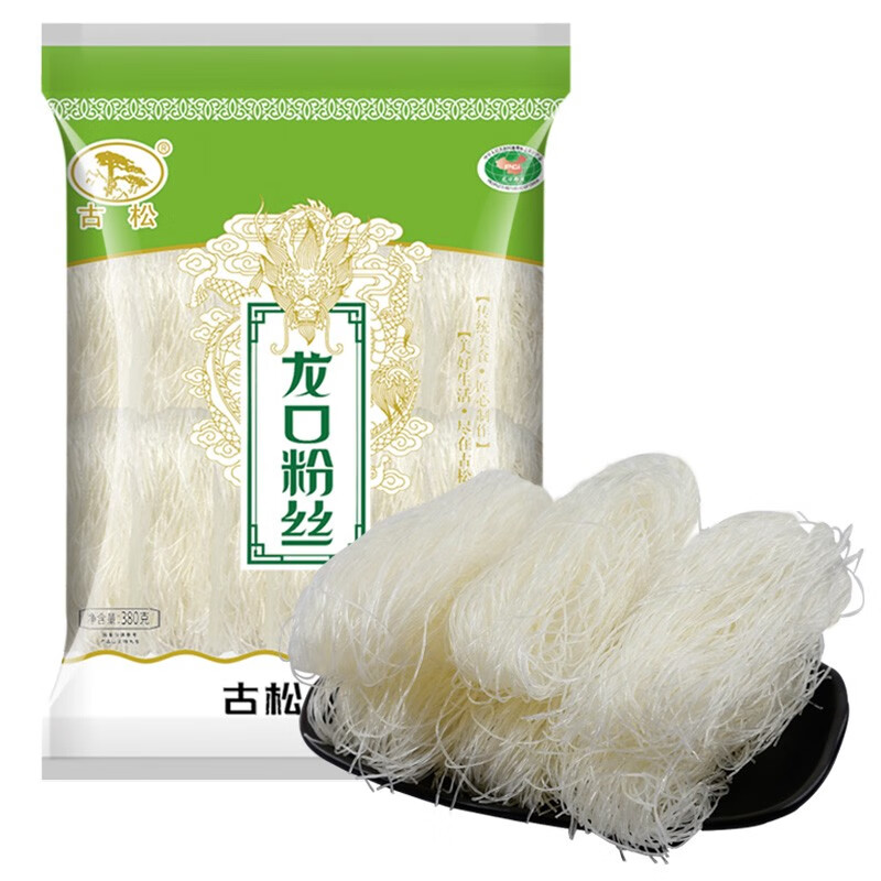 古松 粉丝 粉丝煲粉丝扇贝粉丝龙口方便食品 粉丝380g