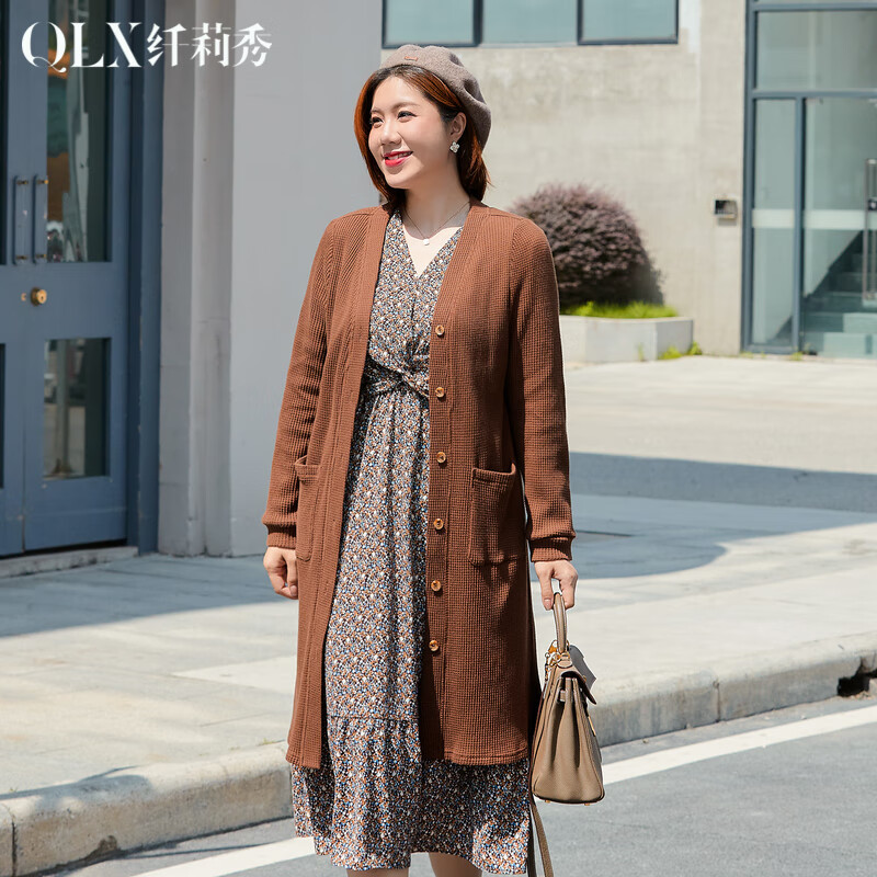 咖啡色(qg3841外套) 2xl