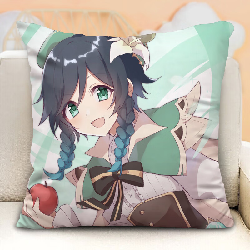 吉吉熊(jijixiong)原神周边温迪抱枕diy定制巴巴托斯风精灵男生款睡觉