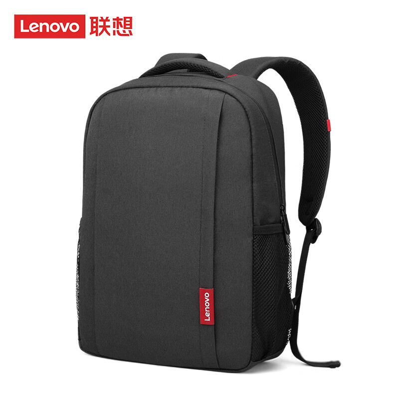 联想（Lenovo）电脑包双肩包笔记本背包男适用13.3-15.6英寸拯救者游戏本轻薄本小新Pro通勤大容量 黑色 Q3
