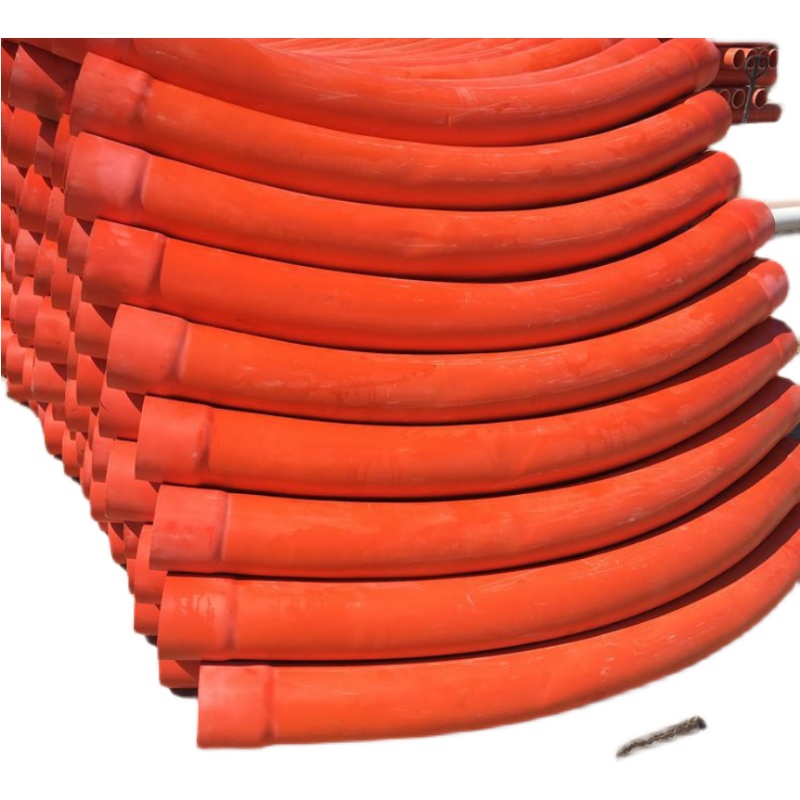 pvc穿线管cpvc电力管风力发电大弯pvc大弯弧形弯过轨弯头pe90弯头 dn